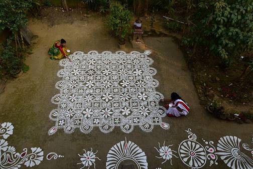 Protected: Kōlam, Rangoli, Māndanā, Alponā – Mystical Floor Art Found Across India